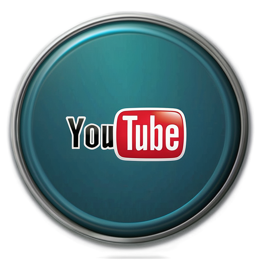 Youtube Logo On A Circular Badge Png Wra52 PNG image