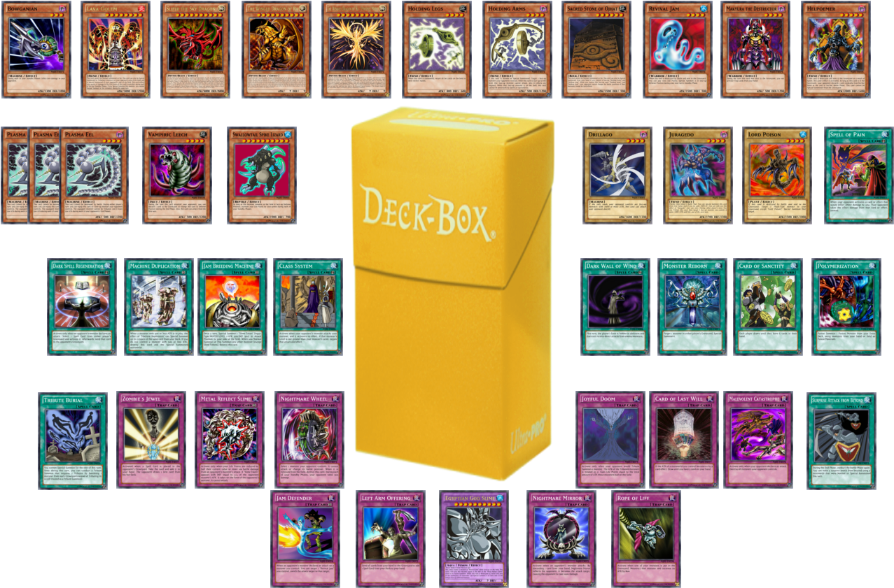 Yu Gi Oh Deck Collection Yellow Box PNG image