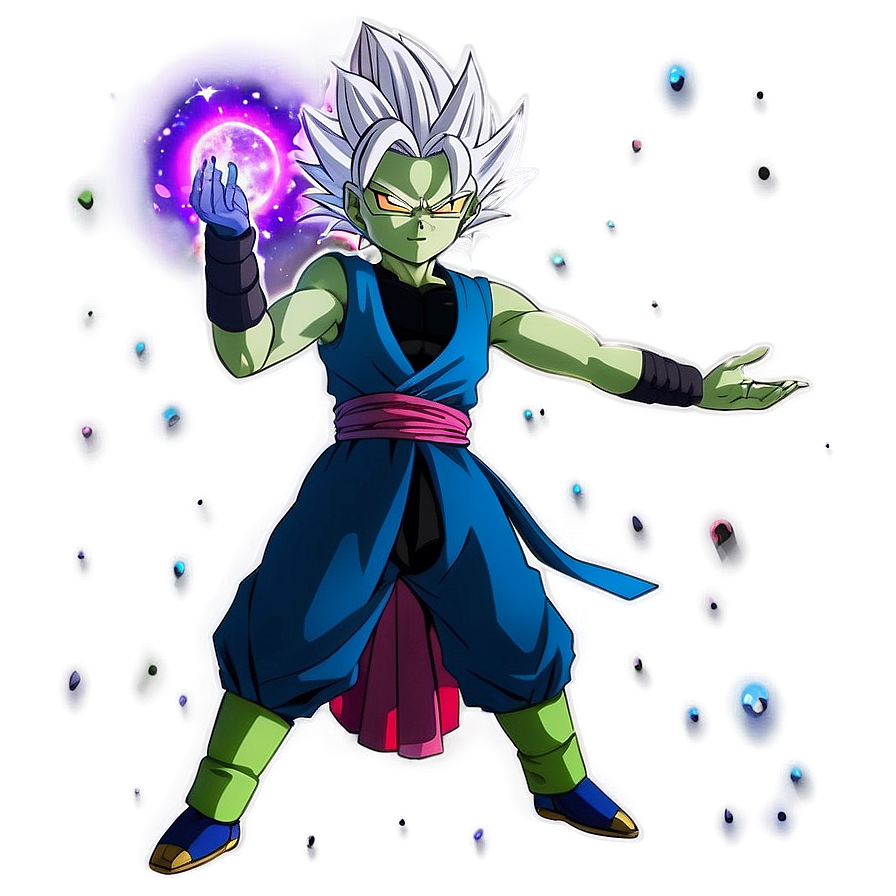 Zamasu Casting Spell Png Xev65 PNG image