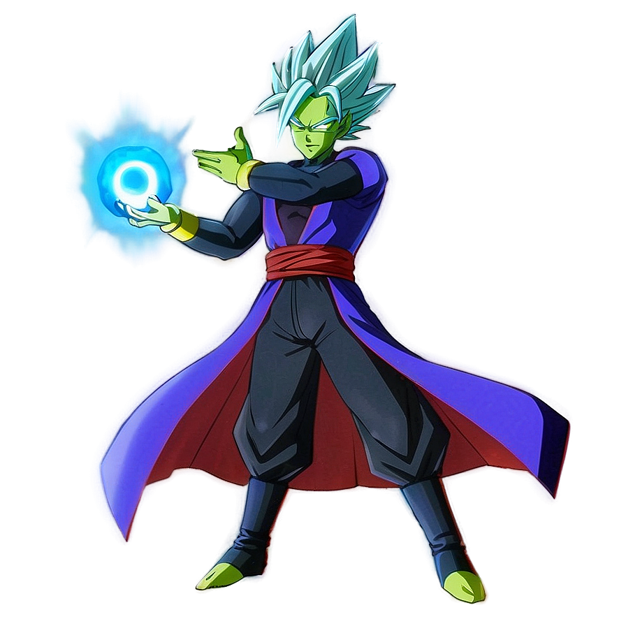 Zamasu God Split Cut Png Brt46 PNG image