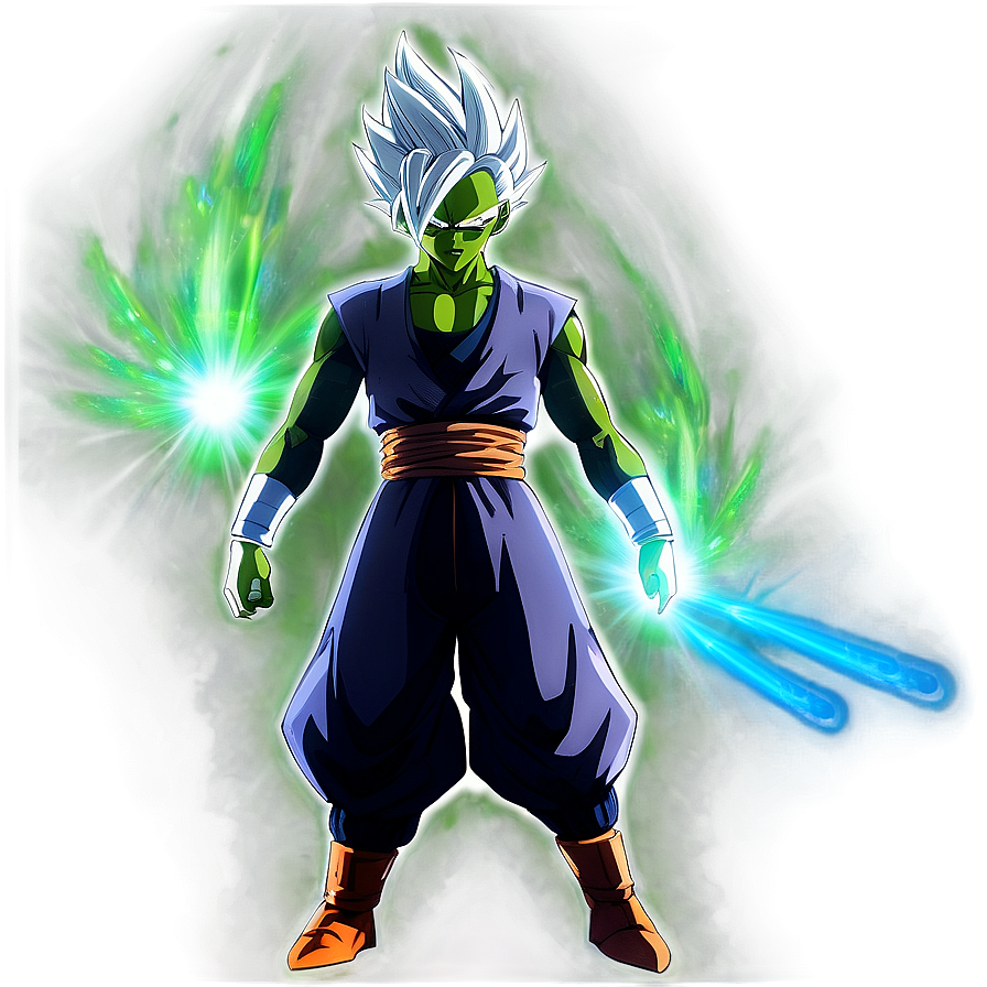 Zamasu Green Aura Effect Png Pmt PNG image