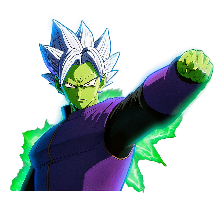 Zamasu Intense Battle Scene Png Tex82 PNG image