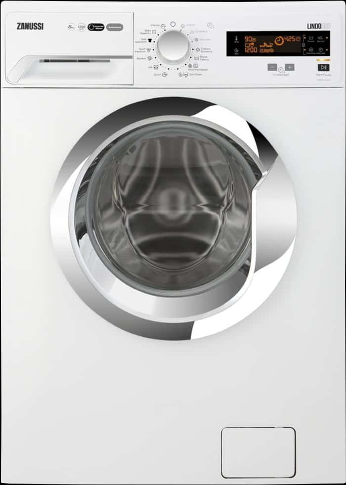 Zanussi Front Load Washing Machine PNG image