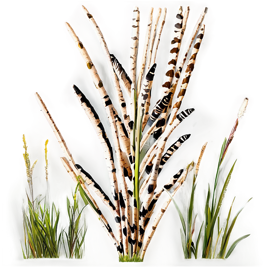 Zebra Grass Ornament Png 06212024 PNG image