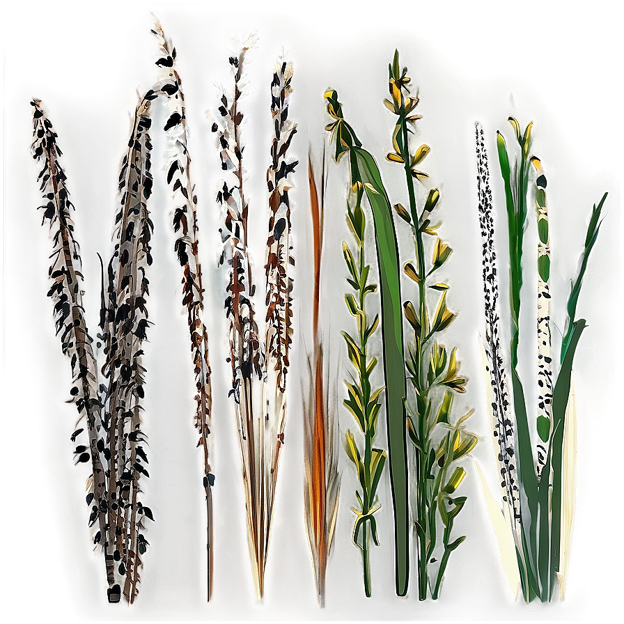 Zebra Grass Ornament Png 3 PNG image