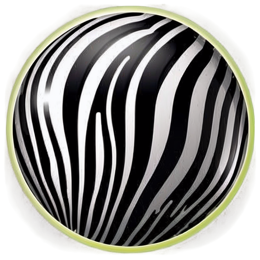 Zebra Print Circle Icons Png 06272024 PNG image