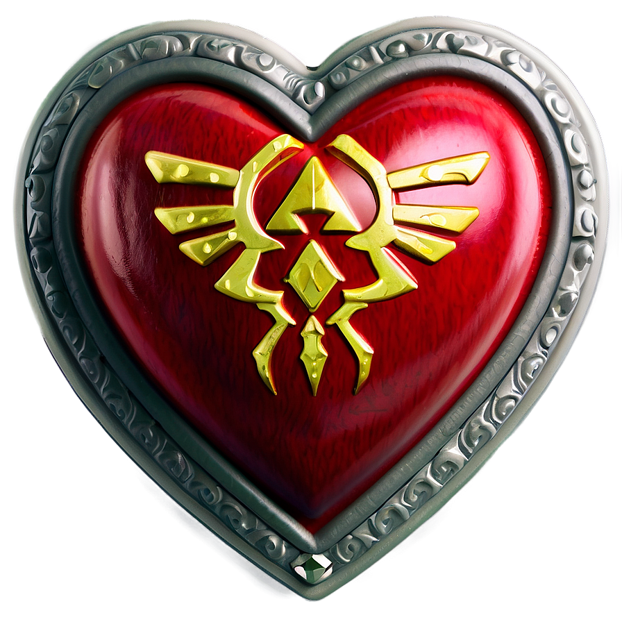 Zelda Heart Container Design Png 14 PNG image