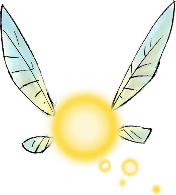 Zelda Navi Fairy Illustration PNG image