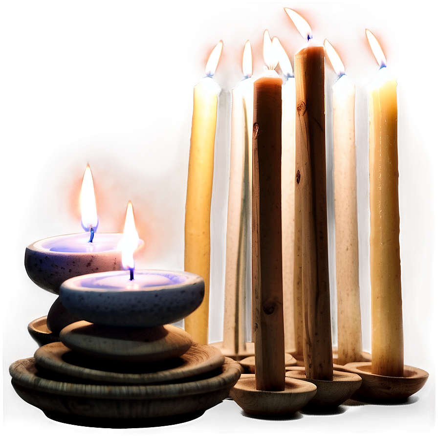 Zen Candlestick Ambiance Png 06262024 PNG image