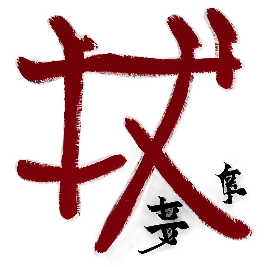 Zen Kanji Artwork Png 06272024 PNG image