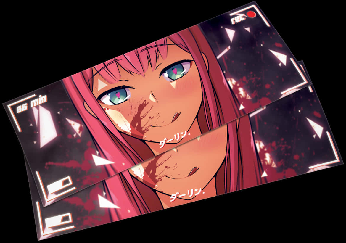 Zero Two Battle Aftermath PNG image