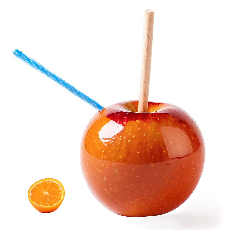 Zesty Orange Candy Apple Png 57 PNG image