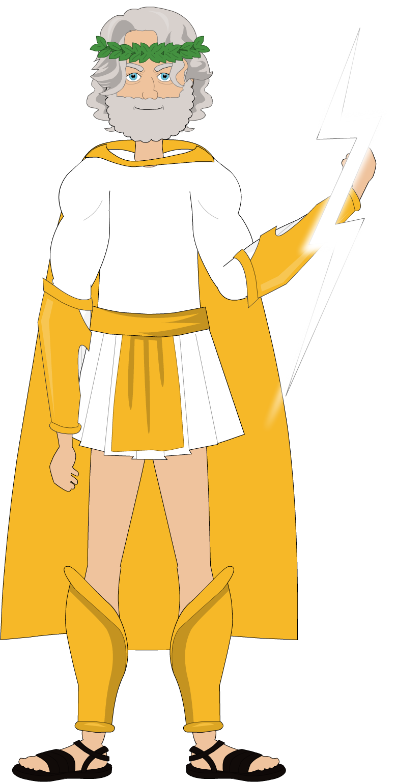 Zeus Greek God Illustration.png PNG image