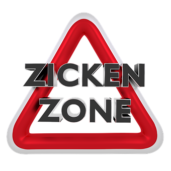 Zicken Zone Traffic Sign PNG image