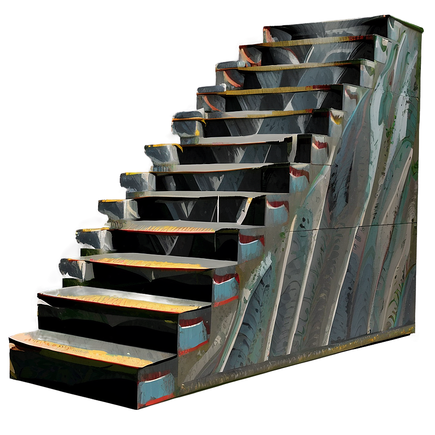 Zigzag Staircase Png Bis3 PNG image