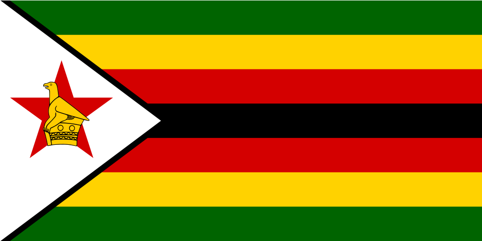 Zimbabwe National Flag PNG image