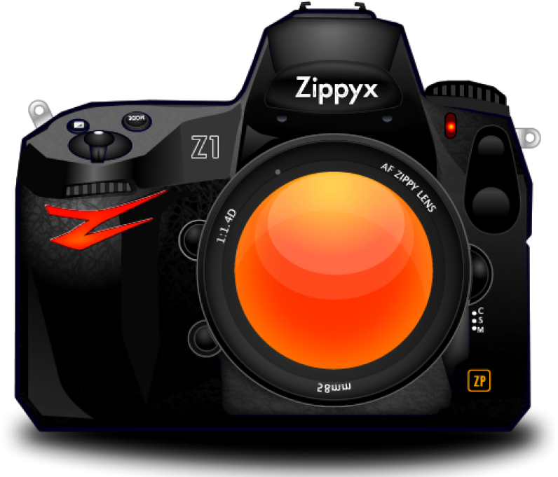 Zippyx Z1 Digital Camera Illustration PNG image