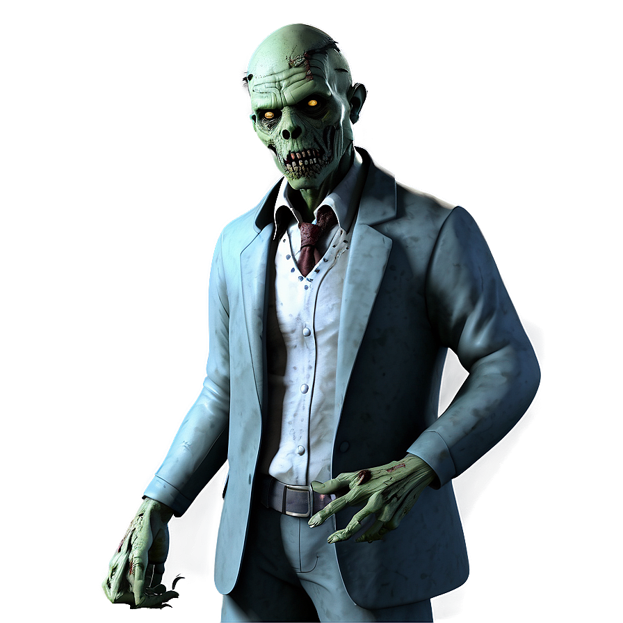 Zombie Detective Character Png Ojx PNG image