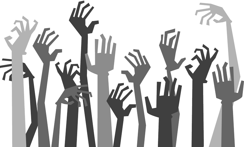 Zombie_ Hands_ Rising_ Vector PNG image