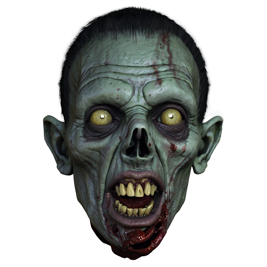 Zombie Head Horror Png Lnw13 PNG image