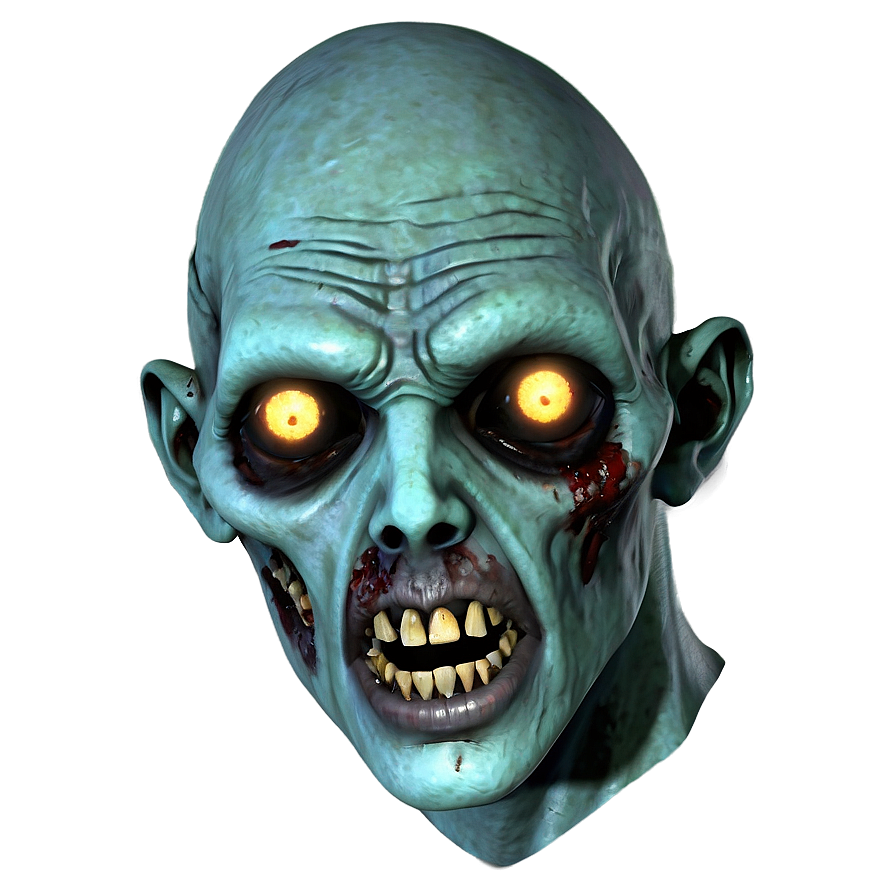 Zombie Head Horror Png Svm53 PNG image