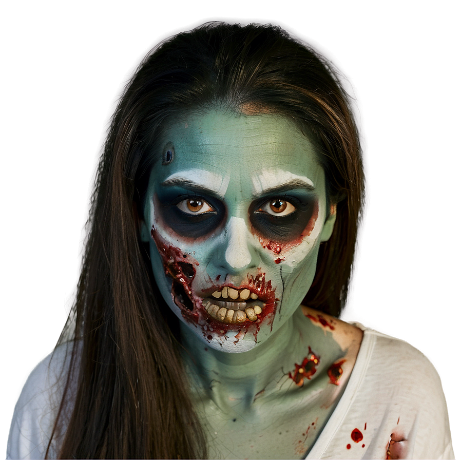 Zombie Makeup Tutorial Png Hyk35 PNG image