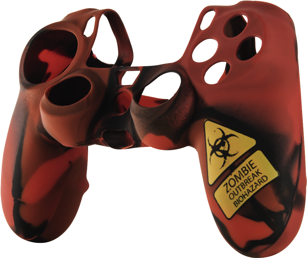 Zombie Outbreak Play Station Controller Skin PNG image