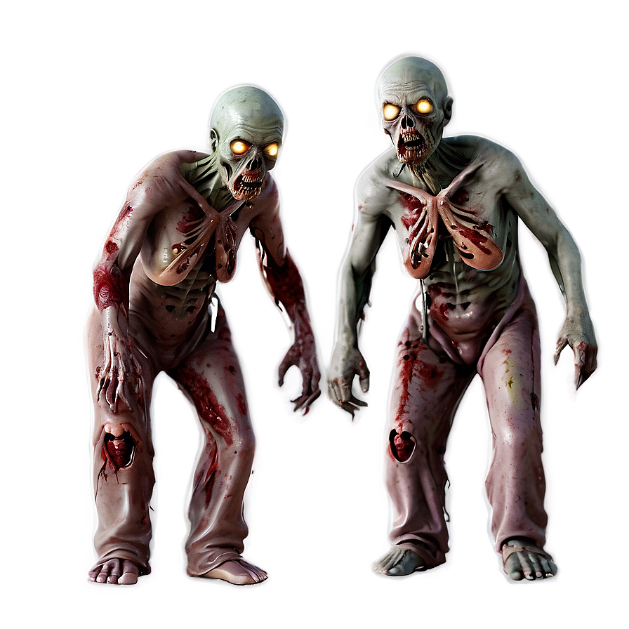 Zombie Plague Spreading Png Hcl PNG image