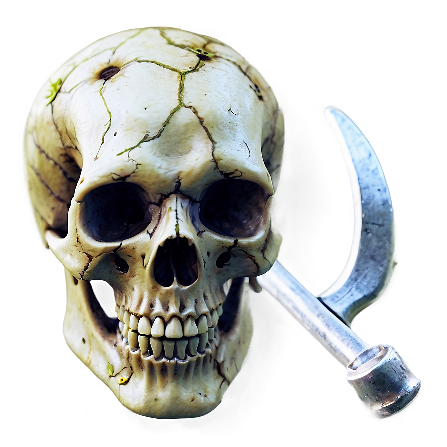 Zombie Skull And Bones Png 64 PNG image