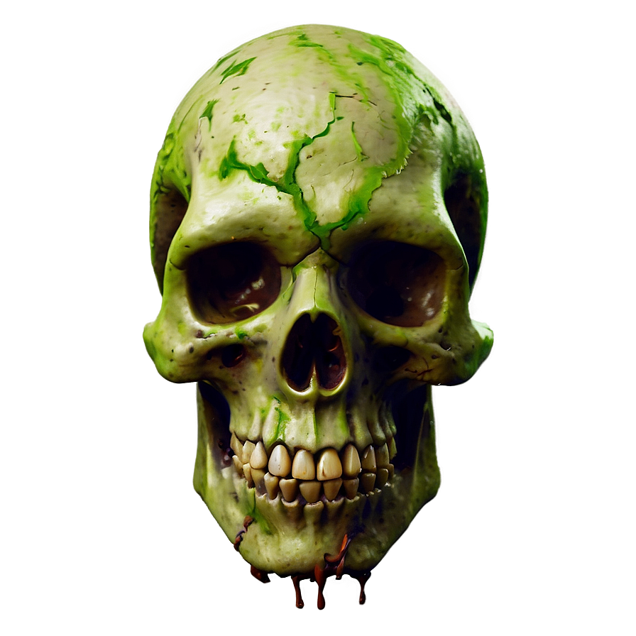 Zombie Skull And Bones Png Umf59 PNG image