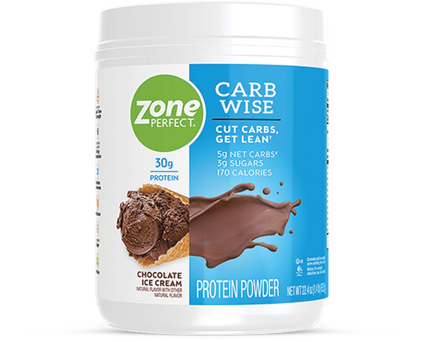 Zone Perfect Chocolate Ice Cream Protein Powder PNG image