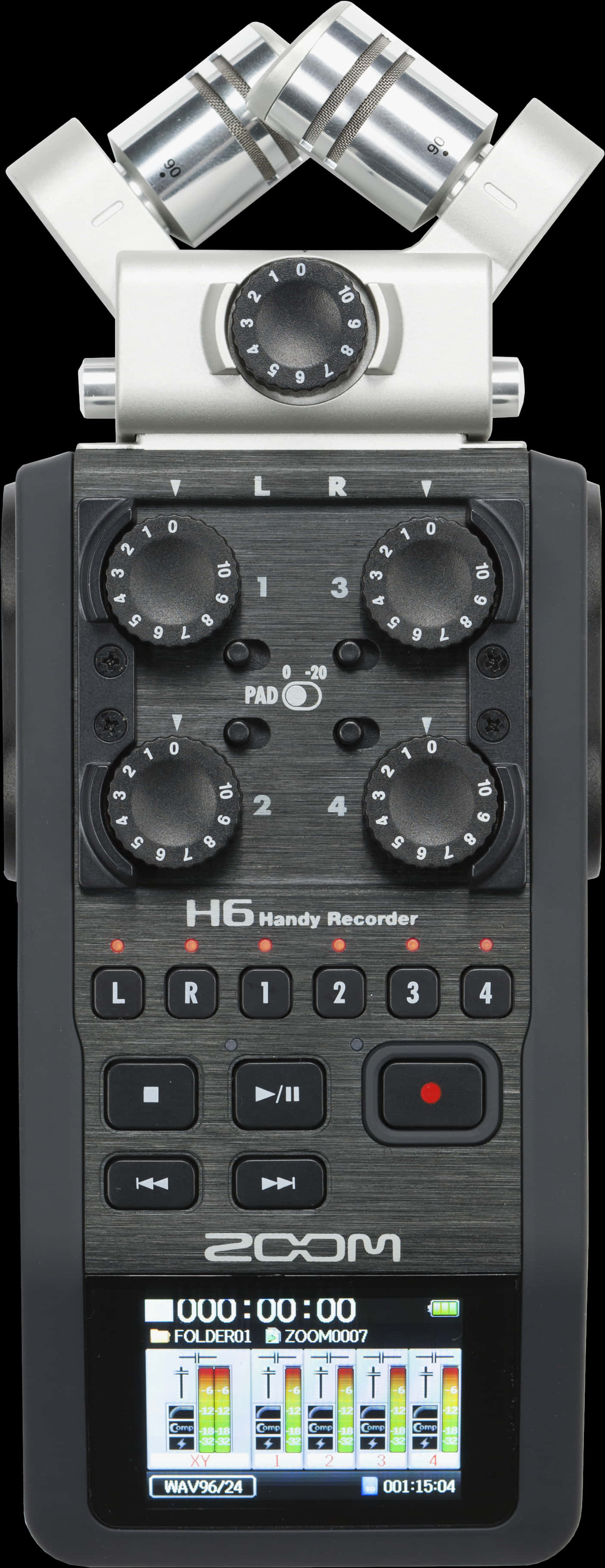 Zoom H6 Handy Recorder PNG image