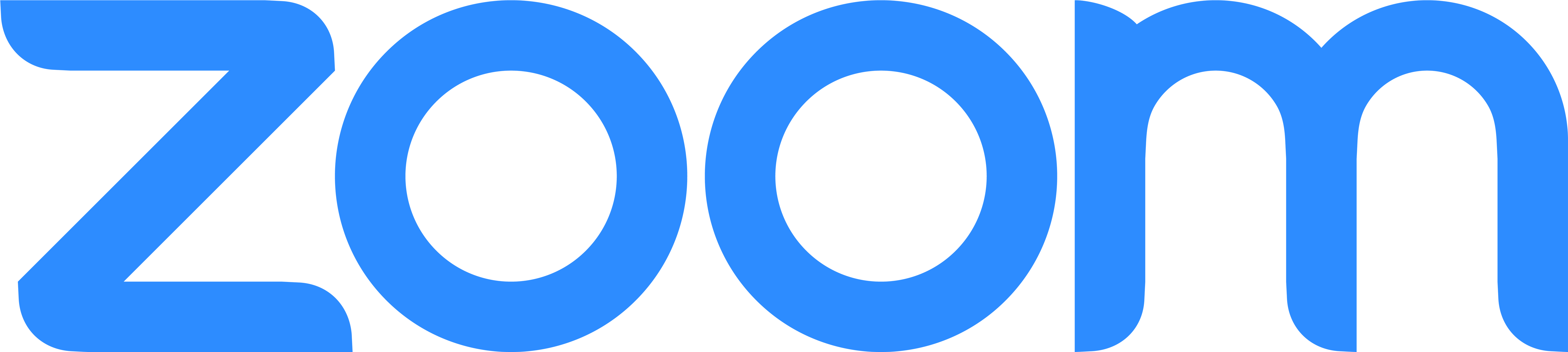 Zoom Logo Blue Background PNG image