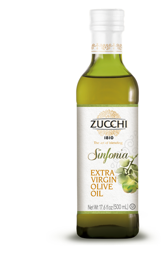 Zucchi Extra Virgin Olive Oil Bottle PNG image