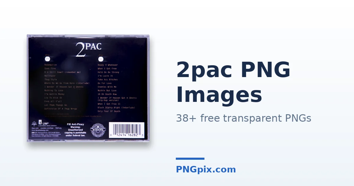 2pac PNG images