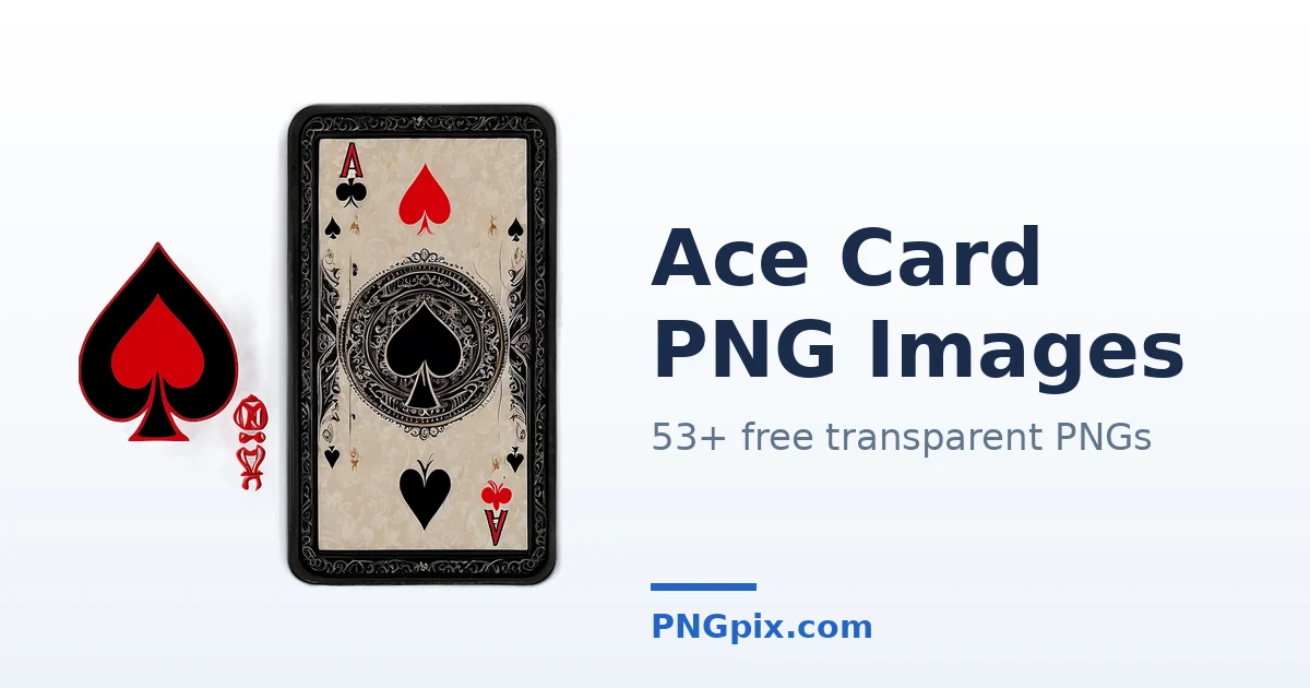 Ace Card PNG images
