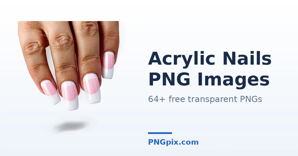 Acrylic Nails PNG images