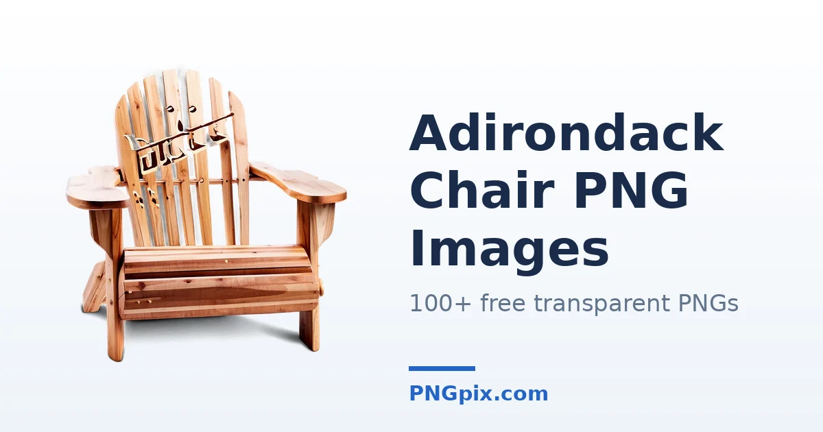 Adirondack Chair PNG images