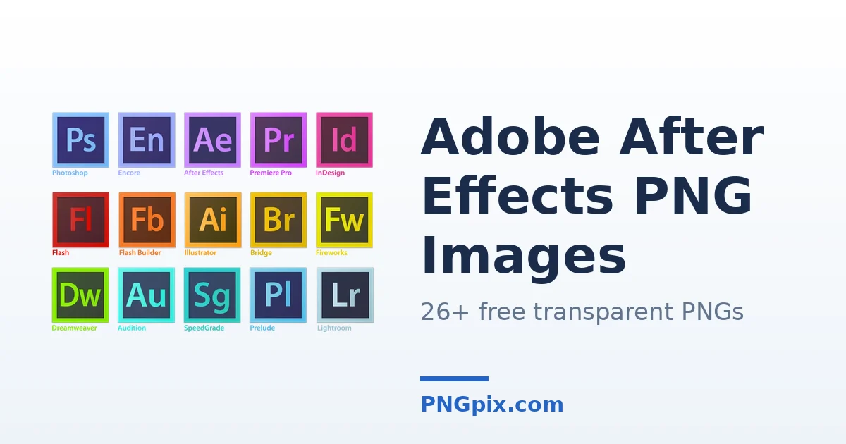 Adobe After Effects PNG images
