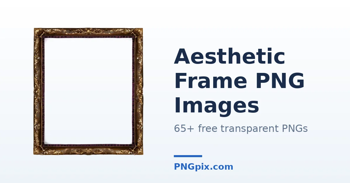 Aesthetic Frame PNG images
