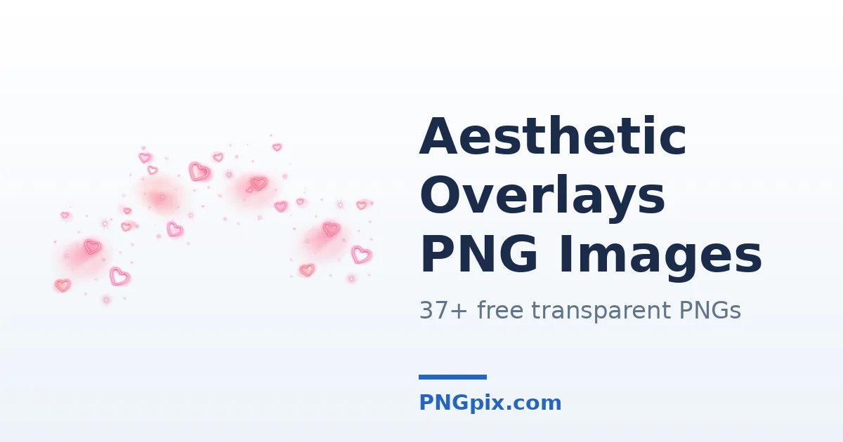 Aesthetic Overlays PNG images