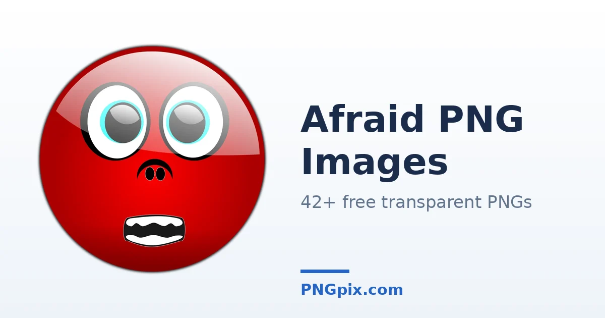 Afraid PNG images