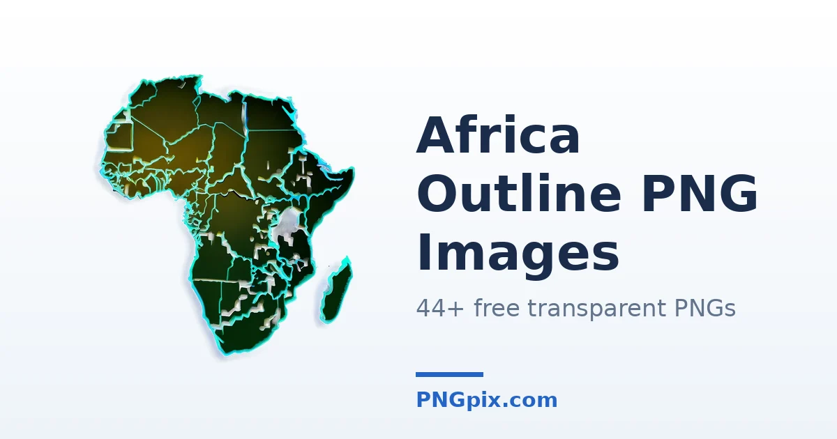 Africa Outline PNG images