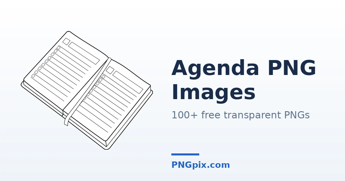 Agenda PNG images