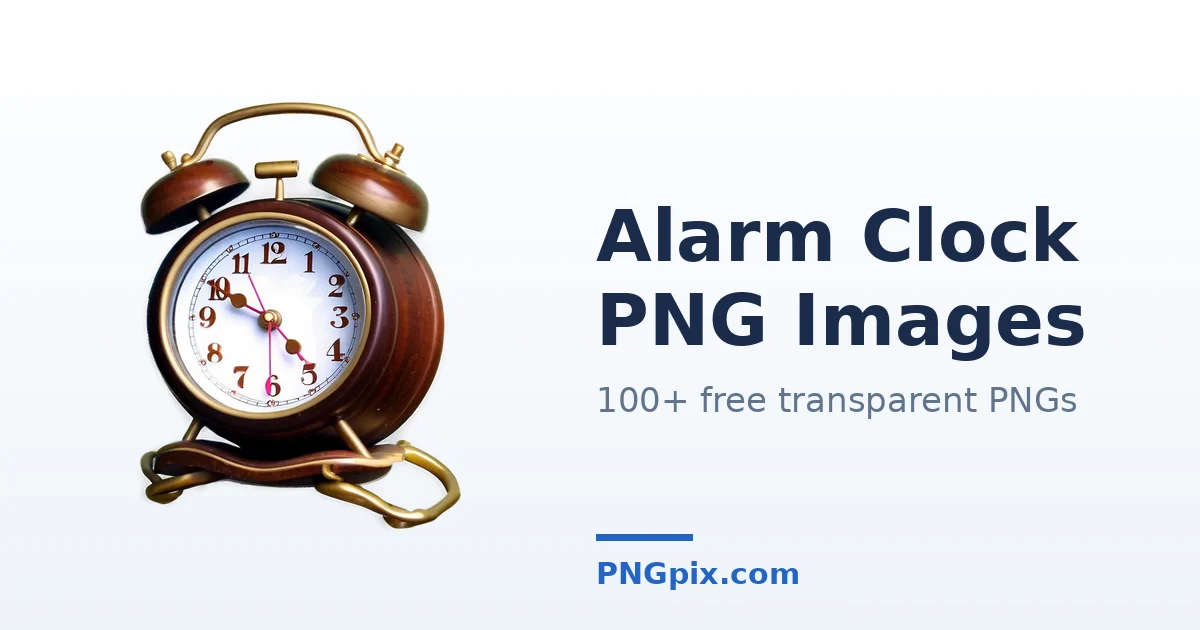 Alarm Clock PNG images