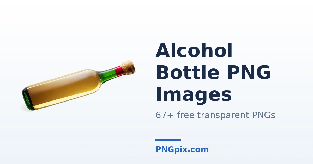 Alcohol Bottle PNG images