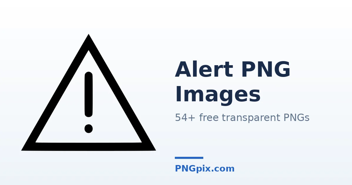 Alert PNG images