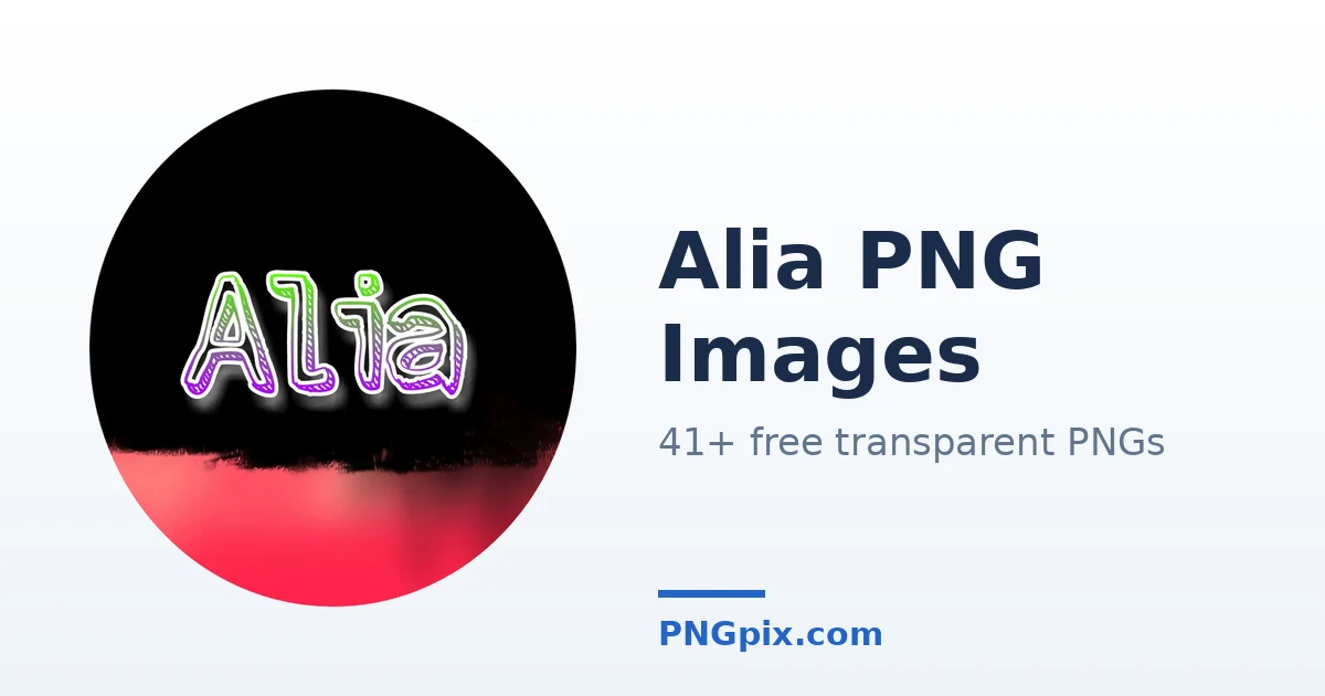 Alia PNG images