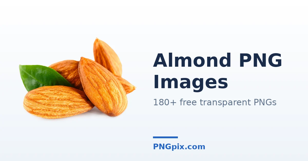 Almond PNG images