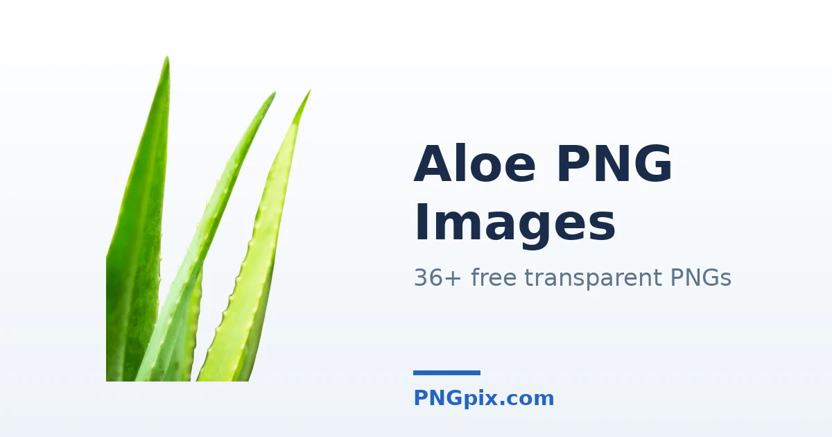 Aloe PNG images